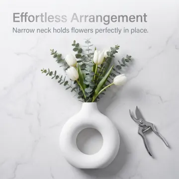 Minimalist Creative Donut Vase